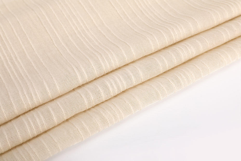 IFR linen-like sheer curtain fabric