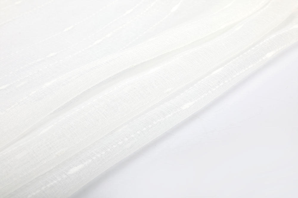 Inherently fire retardant sheer curtain fabric for hotel