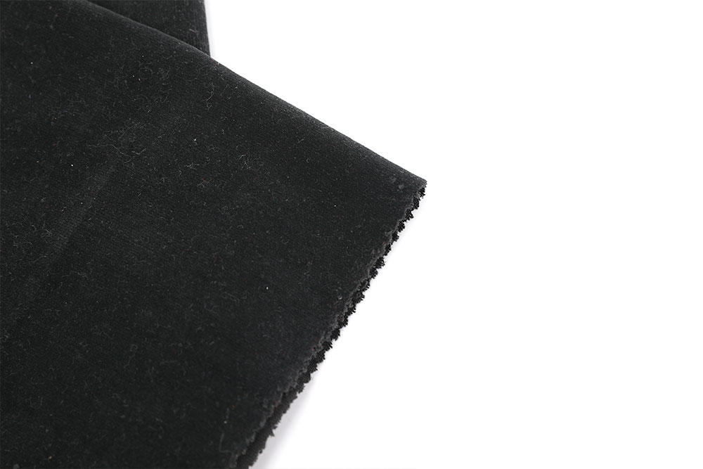 Inherently fire retardant velour fabric for stage curtain