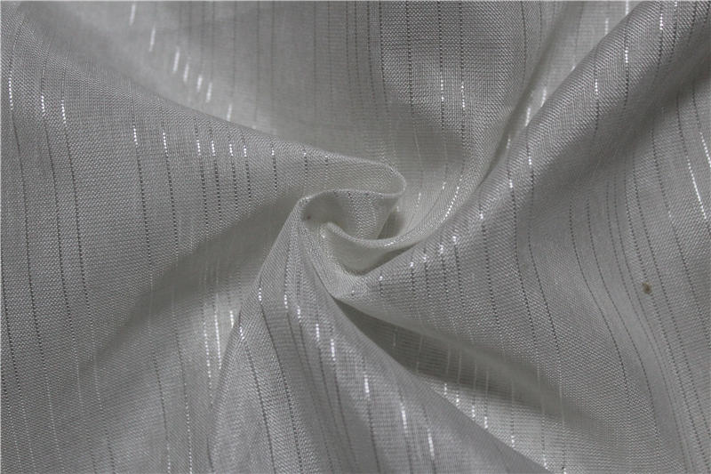 Fireproof linen-like blackout curtain fabric for hotel