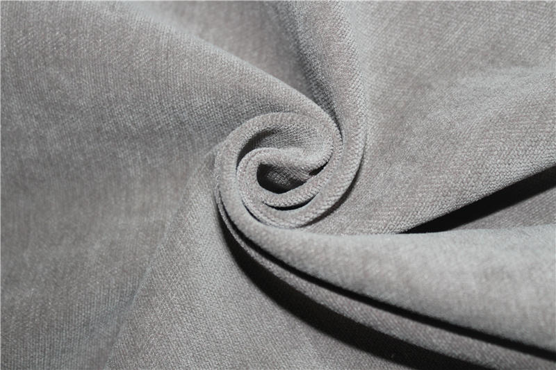 Flame resistant chenille curtain fabric for hotel