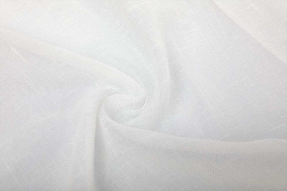 IFR and anti-mosquito linen-like voile curtain fabric