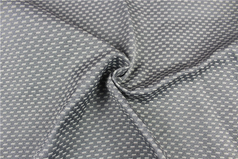 Inherent fireproof jacquard seat-cover fabric