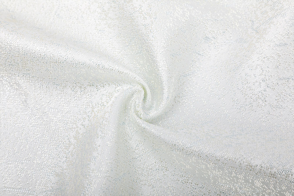 Inherently flame retardant jacquard curtain fabric KLJC-FR-133