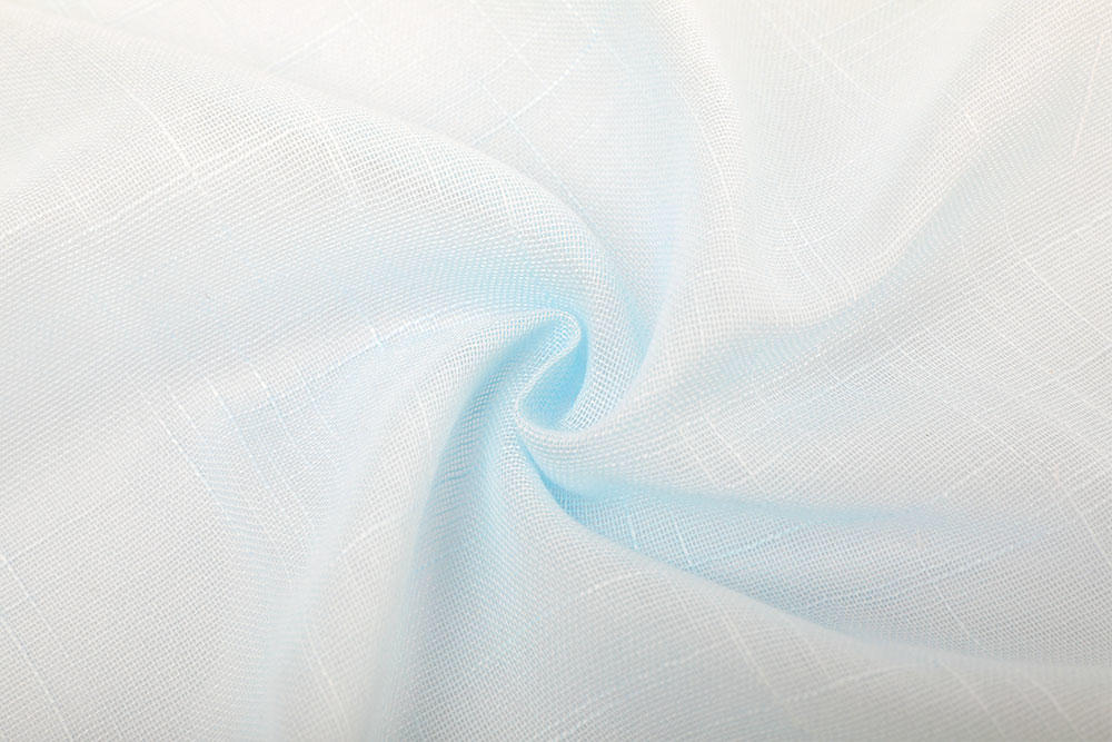 Inherently flame retardant sheer curtain fabric for hotel